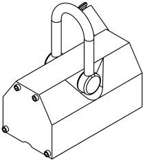 Permanent Magnet Lifter Line Drawing